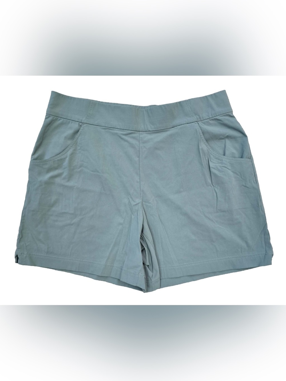 Columbia Sportswear Company Omni-Shield Women's Athletic Shorts Green EUC - Picture 2 of 3